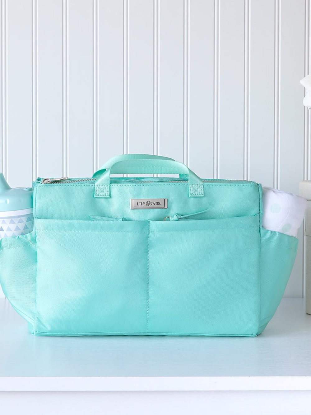 Jade Mint Green Baby Diaper Bag by Jade